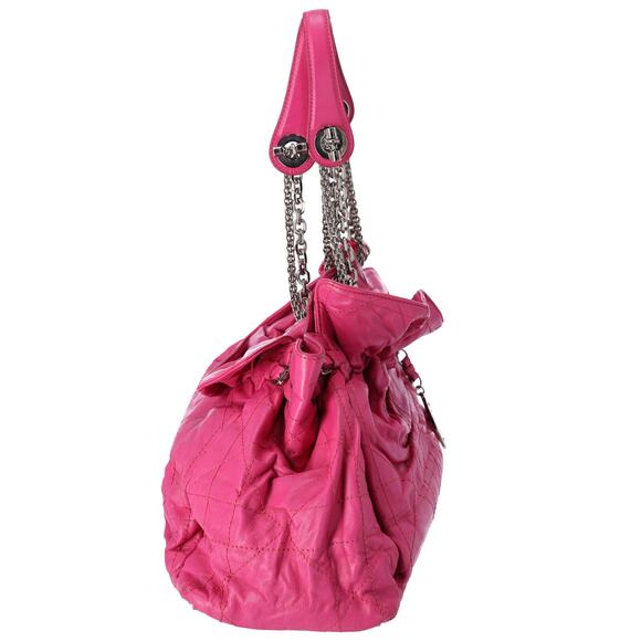 Christian Dior Le Trente Shoulder Bag Pink Quilted Leather - Picture 7 of 12